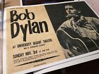 Bob Dylan Concert Poster Syracuse New York 1963 2nd Printing University Theatre