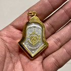Wessuwan Giant God Pendant Holy Thai Buddha Amulet Talisman Wealth Luck Magic
