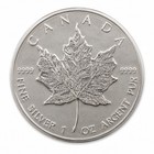 1988 Canada Elizabeth Ii 5 Dollars 9999 Silver Maple Leaf 1 Oz Coin