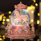 Unicorn Snow Globe Music Box With Lights  Xmas Birthday Gift