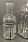 2 Antique Glass Blown Apothecary Bottles Chemist Jug Science Medicine Pharmacy