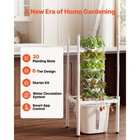 Uimoso Hydroponic Tower System With 30 Pods And Integrated Grow Light