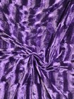 4 Way Stretch Fabric By Yard    Purple Chrush Velvet Spandex Fabric 