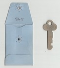 Vintage Mosler Safe Deposit Box Key With Original Envelope