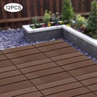 12 Pack Interlocking Deck Tiles Balcony Floor Tile 30 30cm 12 12inch Nonslip