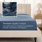 Bare Home Organic Cotton Sateen Fitted Sheet - Smooth Sateen Weave