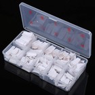 Acrylic Nail Tips White 500pcs French Artificial False Tip For Manicure Nails
