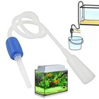 Aquarium Tank Vacuum Siphon Gravel Cleaner Pump Water Change Safe For Fish
