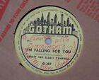 Rare Signed Ernest Mr Blues Campbell 78 Record I m Falling For You Gotham G-307