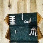 Antique Singer Sewing Machine Folding Oak Puzzle Box Only No Attachments