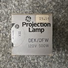 Dek Dfw General Electric Projector Projection Lamp Bulb 500w 120v Nos