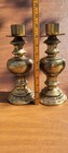 Large Accurate Casting Candle Holders Ornate - Possible Brass 