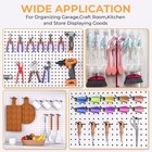 50 Pack Black Pegboard Hooks  2 Inch Metal Peg Board Hooks Accessories  Peg B   