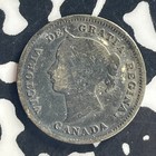 1885 Canada 5 Cents Lot t7900 Silver  Better Date