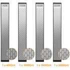 4pcs Diamond Sharpening Stone Set 400 600 1000 3000grit Knife Chisel Sharpener