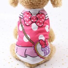 Pet Dog Cat Cute Print Vest Clothes Puppy Summer Thin Cotton Sleeveless T-shirt