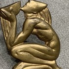 Rare Vintage Pair set  the Well Of Wisdom Bookends  Art Deco