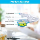 1-100pcs Portable Pill Taker Anti Pollution Medicine Popper Tablet Dispenser 