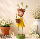 Pot Head Spring Figurine By Lori Mitchell  new For 2026 