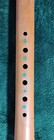 18   Native American  Cedar Flute  5 Hole   Bird With Turquoise Eyes