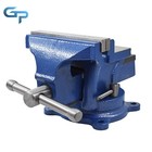 6 In Bench Vise W  Anvil Swivel Base Heavy Duty Multipurpose Vise