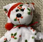 Ty Original Beanie Baby 1998 Holiday Teddy Bear Holly Vintage Retired