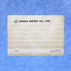 Honda Xl250 1972 1973 Owner s Manual  W wiring Diagram Xl 250 Motorcycle Htf