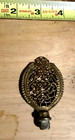 Ornate Vintage Or Antique Brass Finial For Lamp Intricate Detail