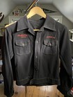 Vintage 1940s Souvenir Jacket Navy Blue Wool China Wwii Embroidered Dragon Robie