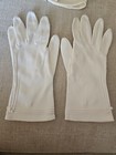 Lot 4 Vintage White Off White Gloves Womens Dress Retro 