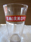  smirinoff   Heavy Duty Drinking Glass  pint  6  Tall