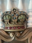 Vintage Burwood Coat Of Arms Crown  Fish  Ship 18  By 12 