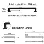 Povefonk 6pk 7 5   192mm  Matte Black Cabinet   Drawer Pulls - Kitchen dresser
