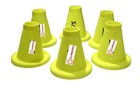 Cricket Batting Tee Batting Cricket Practice Pack Of 6 Yellow