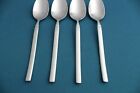 4 Teaspoons Zwilling J  A  Henckels Opus Glossy 18 10 Stainless 6 1 2 