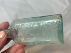 Antique Brewster s Pectoral Mixture Blue Glass Bottle Apothecary Druggist