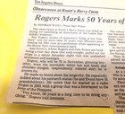 Vtg 1981 Newspaper Clipping Roy Rogers 50 Year Celebration Knott s Berry Farm