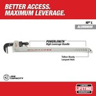 Milwaukee 48-22-7213 10l Aluminum Pipe Wrench W  Powerlength Handle