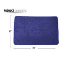 Carcarez Large Water Absorbing Car Wash Microfiber Drying Towel Hemming 25 X 36 
