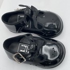 Vintage Tks The Kids Store Black Mary Jane Shoes Size 4 2-12months Made In Usa