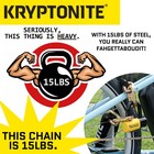 3x Kryptonite New York Fahgettaboudit Bike Chain 1415 And Disc Lock  5   150cm 