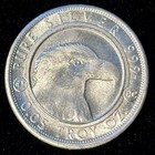 1 20 Ounce  999 Pure Silver Coin  05 Oz Prospector s Gold   Gem