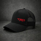 Trd Racing Embroidered Black Trucker Hat Mesh Cap Adjustable Off-road
