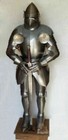 Medieval Suit Of Full Body Armor Knight Suit W sword Pig Face Helmet Armor 