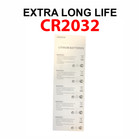 5 X New Lithium Battery 3v Cr2032 Cr 2032 Br2032 Dl2032 Remote Button Cell Watch