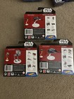 Star Wars Hot Wheels Die-cast Ships Lot Partisan X-wing  At-st    Tie Striker