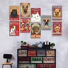 Superior Advertising Sign - Iron Plate Tire Shop Decor - Vintage Tin Metal Signs