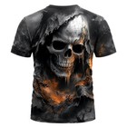 Skull Gothic Halloween 3d T-shirt Men Women Horror Costume Top
