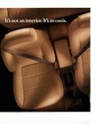1992 Infiniti G20 Interior 2-page Double Spread Magazine Print Car Ad 1990s