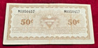 1989 Canadian Tire Paper Money 50 Cent Bill Vintage Rare Collectible Coupon Note